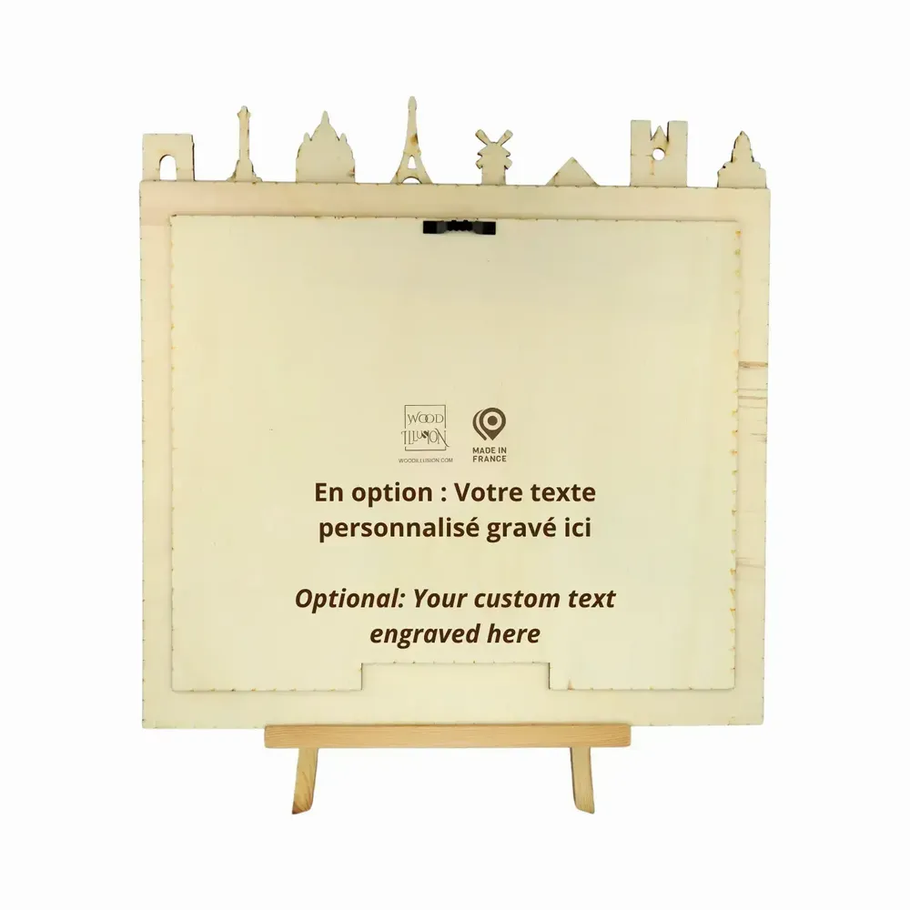 Tableaux - Tableau de Paris en Bois - WOODILLUSION