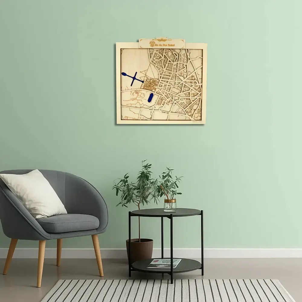 Paintings - Wooden Versailles (Sun King City) Wall Art - WOODILLUSION