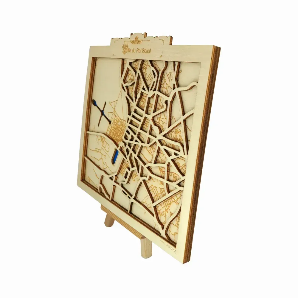 Paintings - Wooden Versailles (Sun King City) Wall Art - WOODILLUSION