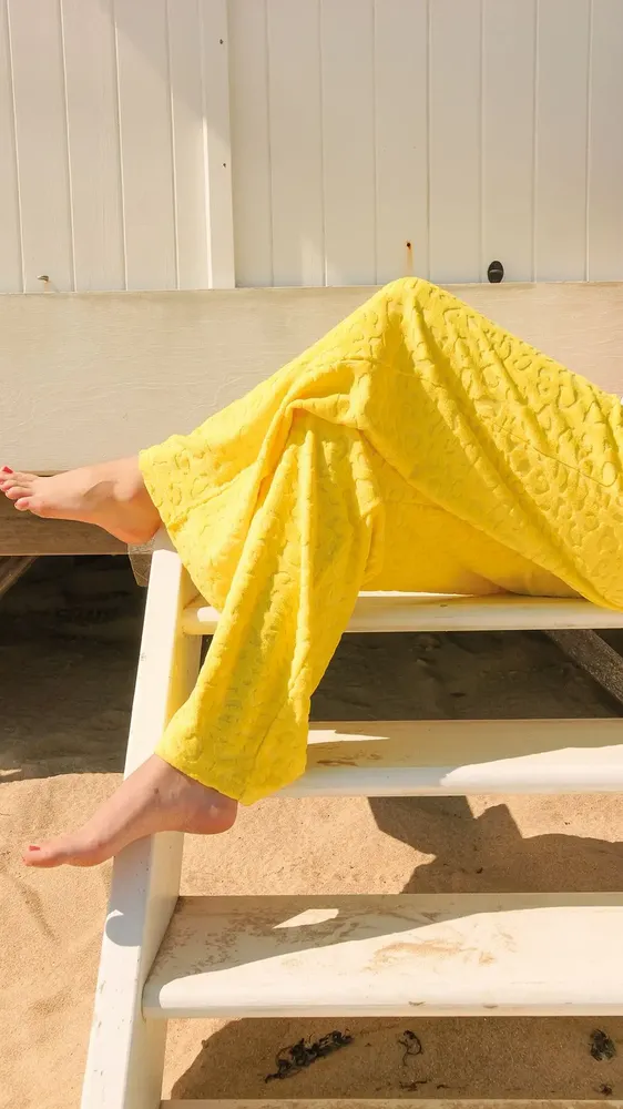 Prêt-à-porter - Pantalon jacquard léopard - FROK