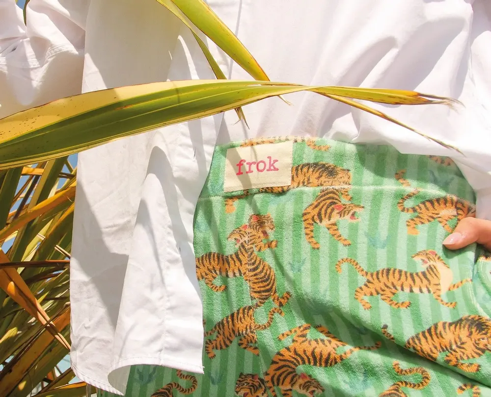 Prêt-à-porter - Pantalon imprimé tigres - FROK