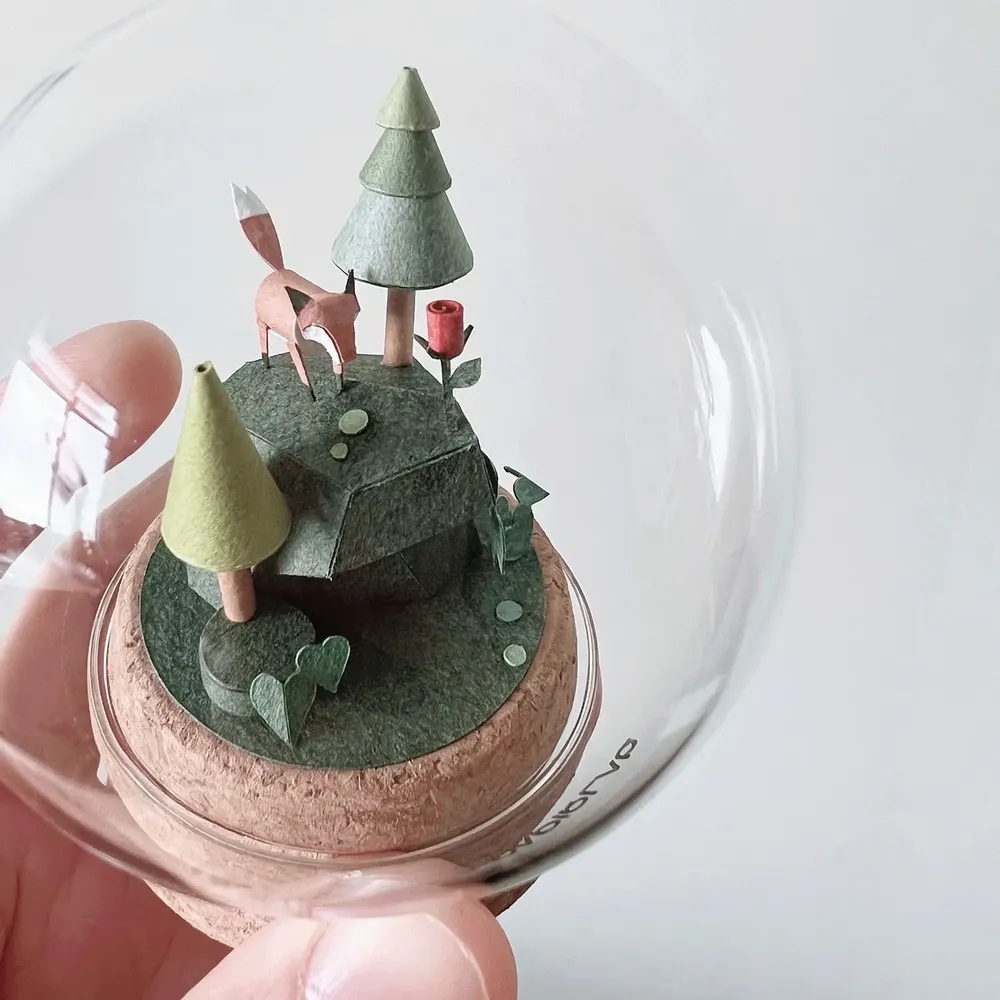 Objets design - Micro Animal Scenes | Fox and Rose - PAPIR LAB LTD.