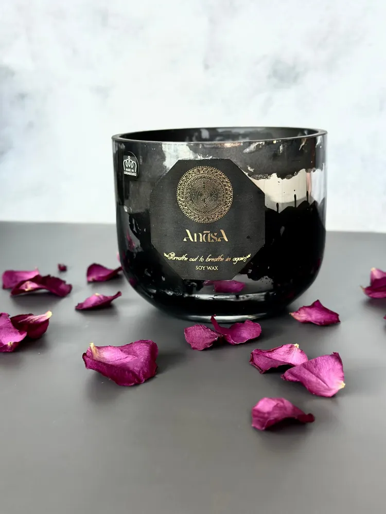 Candles - Handcrafted Luxury Soy Wax Candle - Eros Pathos - ANĀSA COLLECTION