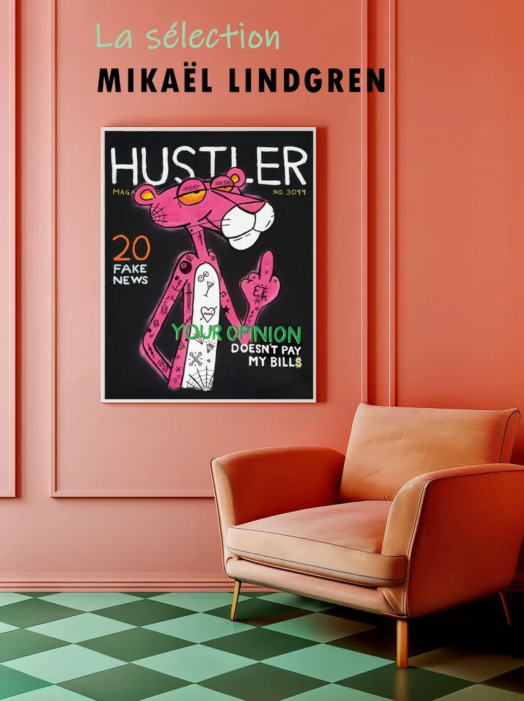 Affiches - Collection Art mural - BLUE SHAKER