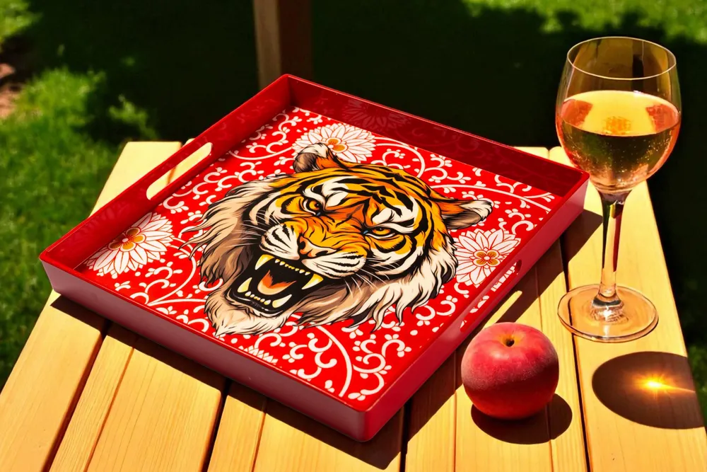 Plateaux - Plateaux Laqués - BLUE SHAKER