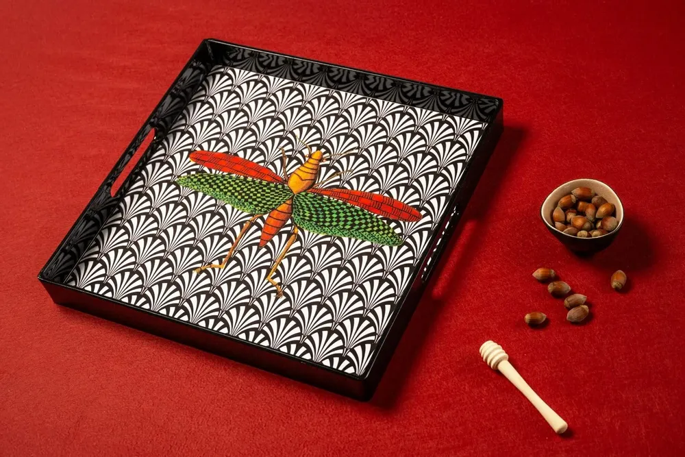 Plateaux - Plateaux Laqués - BLUE SHAKER