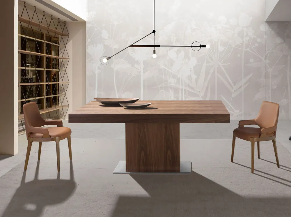 Dining Tables - Walnut extendable dining table - ANGEL CERDÁ