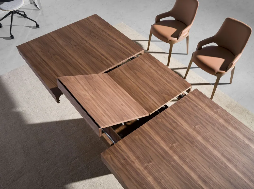 Dining Tables - Walnut extendable dining table - ANGEL CERDÁ