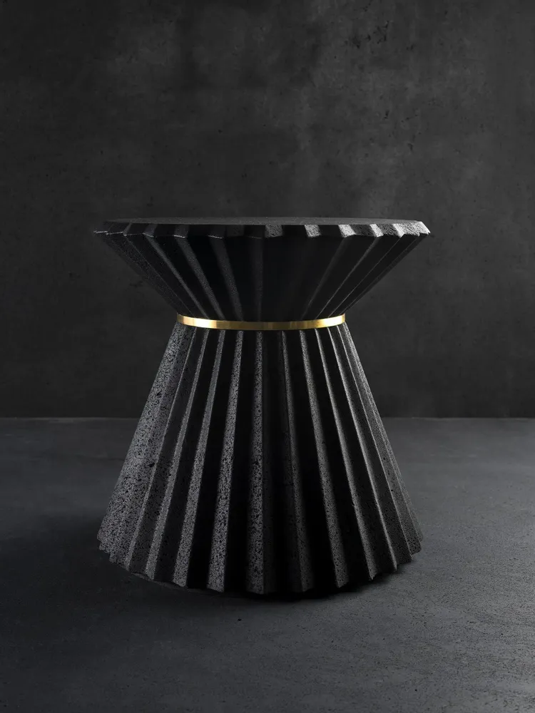 Coffee tables - PLI coffee table — Mineral elegance and contemporary design - BLANC CARRARE