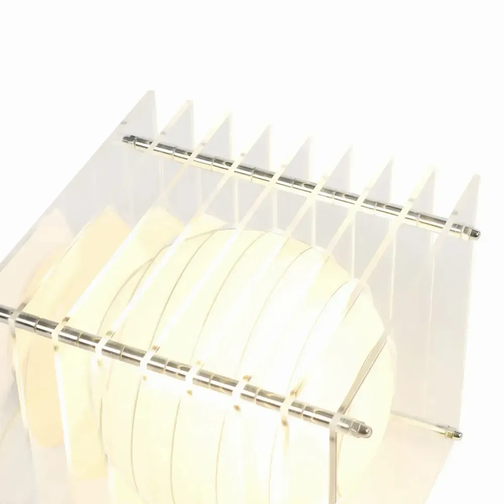 Table lamps - LOP lamp small square in clear acrylic - BANG