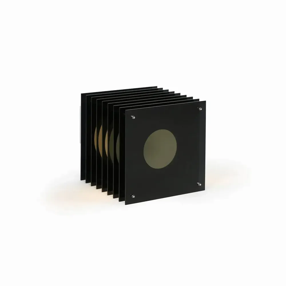 Lampes de bureau  - Lampe LOP grand carré en acrylique gris foncé - BANG