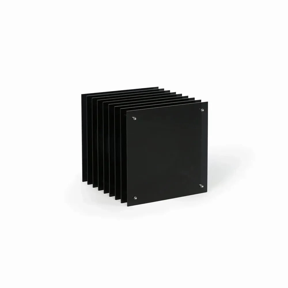 Lampes de bureau  - Lampe LOP grand carré en acrylique gris foncé - BANG