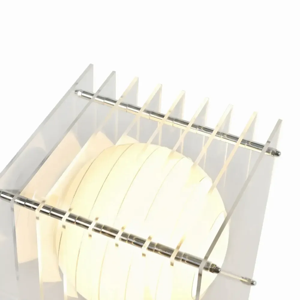 Desk lamps - LOP lamp small rectangle in clear acrylic - BANG