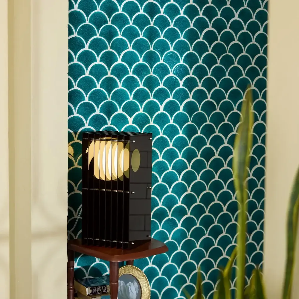 Desk lamps - LOP lamp small rectangle in dark grey acrylic - BANG