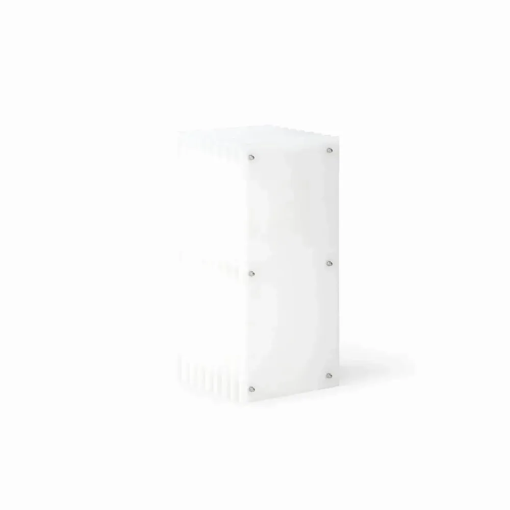 Desk lamps - LOP lamp small rectangle in milky acrylic - BANG