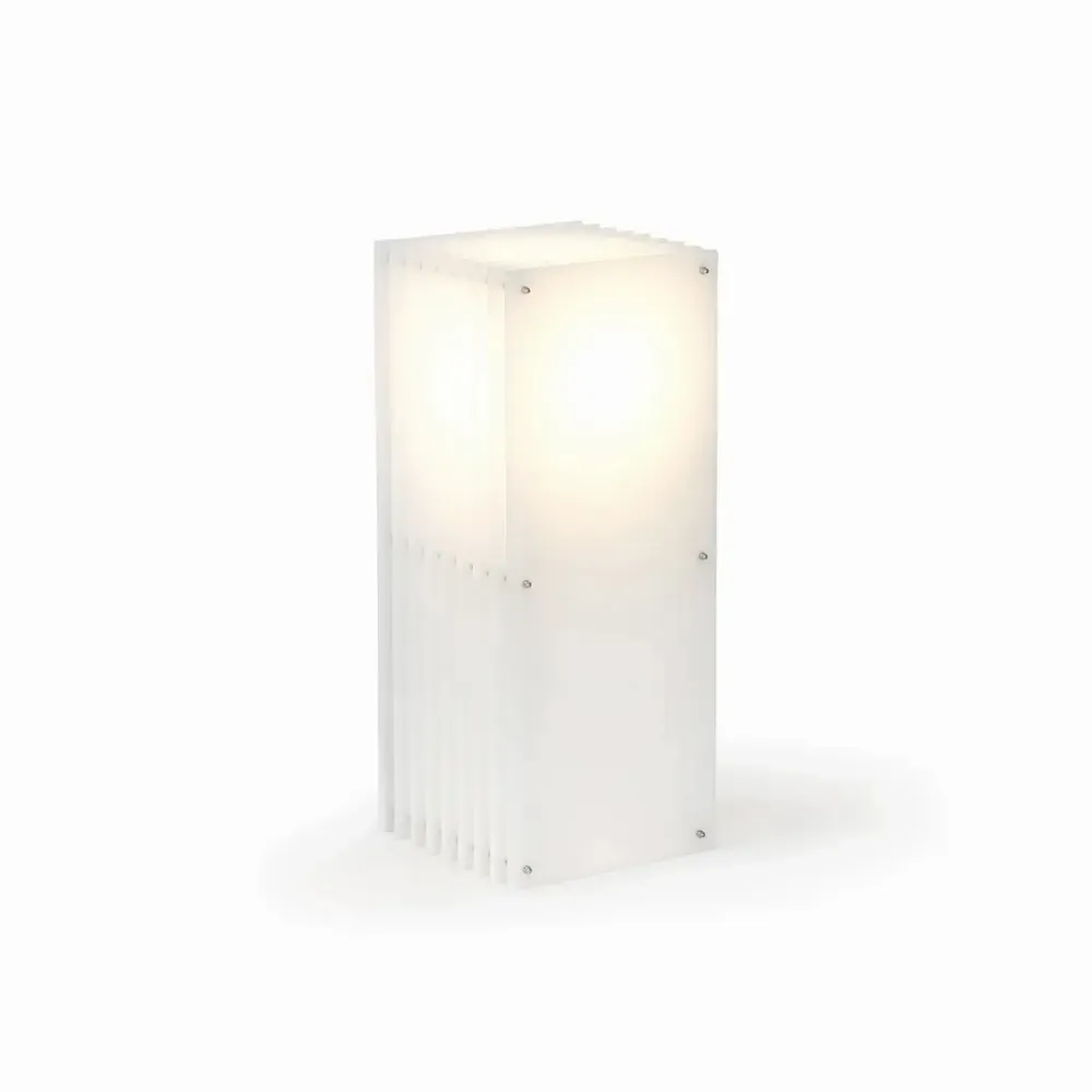 Desk lamps - LOP lamp big rectangle in milky acrylic - BANG