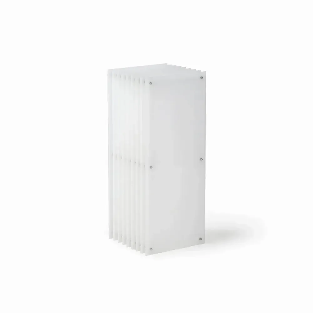 Desk lamps - LOP lamp big rectangle in milky acrylic - BANG