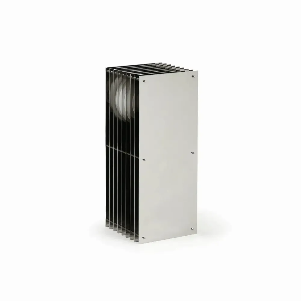 Desk lamps - LOP lamp big rectangle in mirror polished stainless steel - BANG