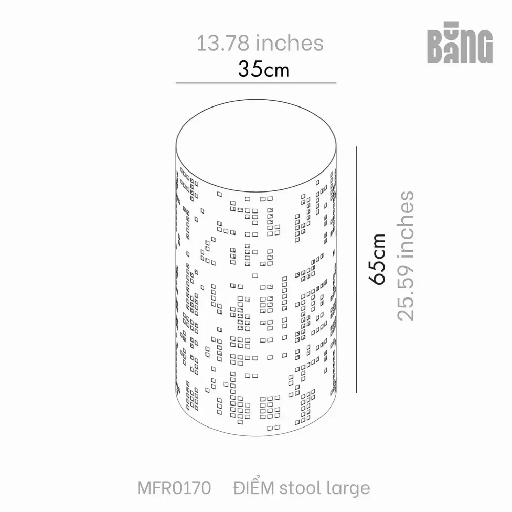 Tabourets - Tabouret DIEM grand format - BANG