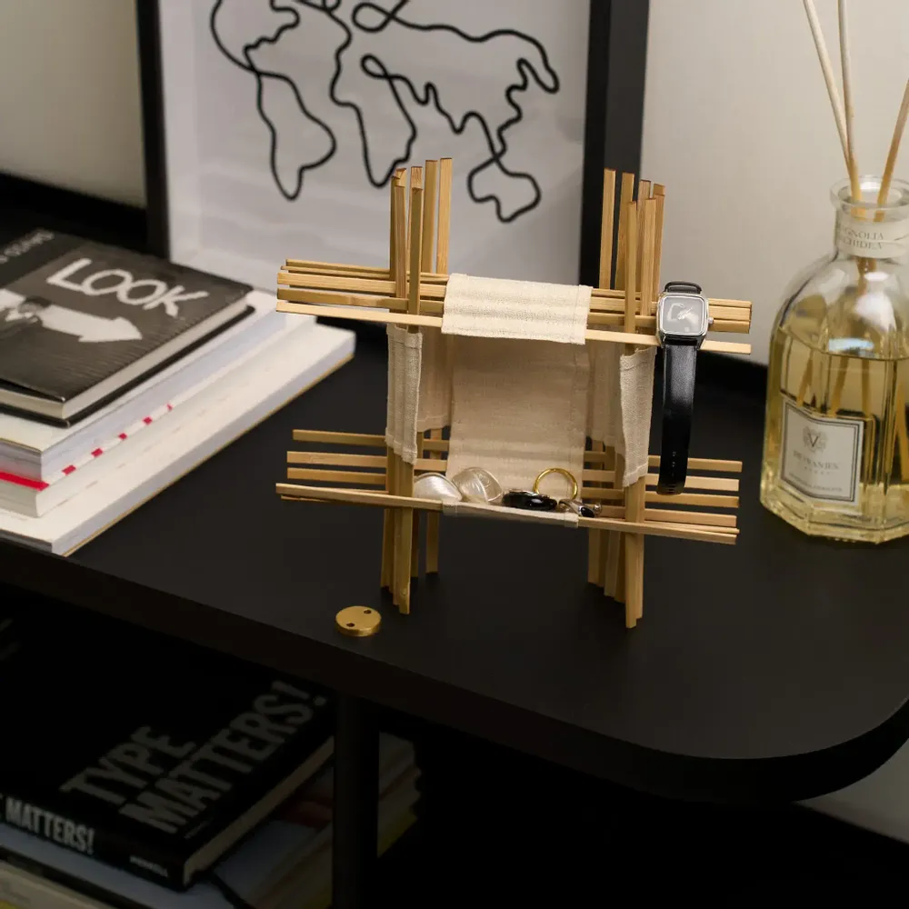 Plateaux - Đan Catch-all couleur crème - BANG