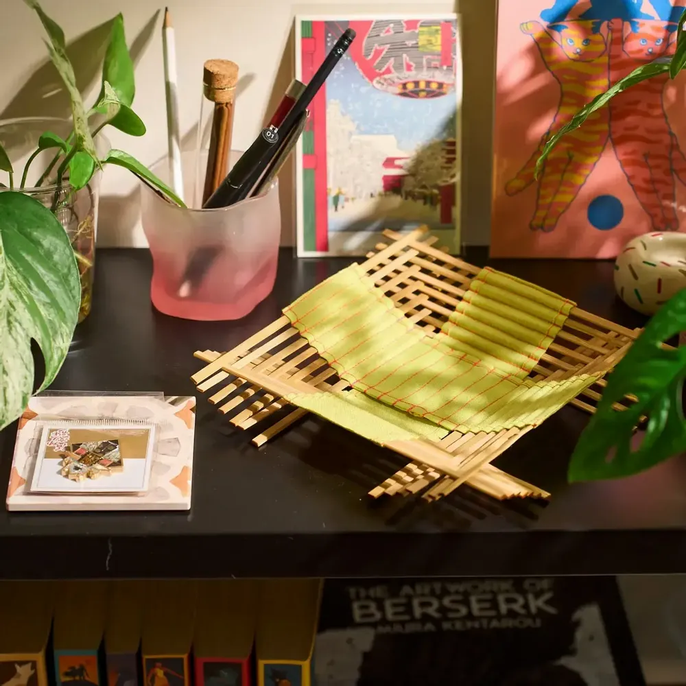 Plateaux - Đan Catch-all en vert fluo - BANG