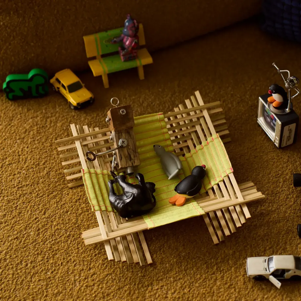 Plateaux - Đan Catch-all en vert fluo - BANG