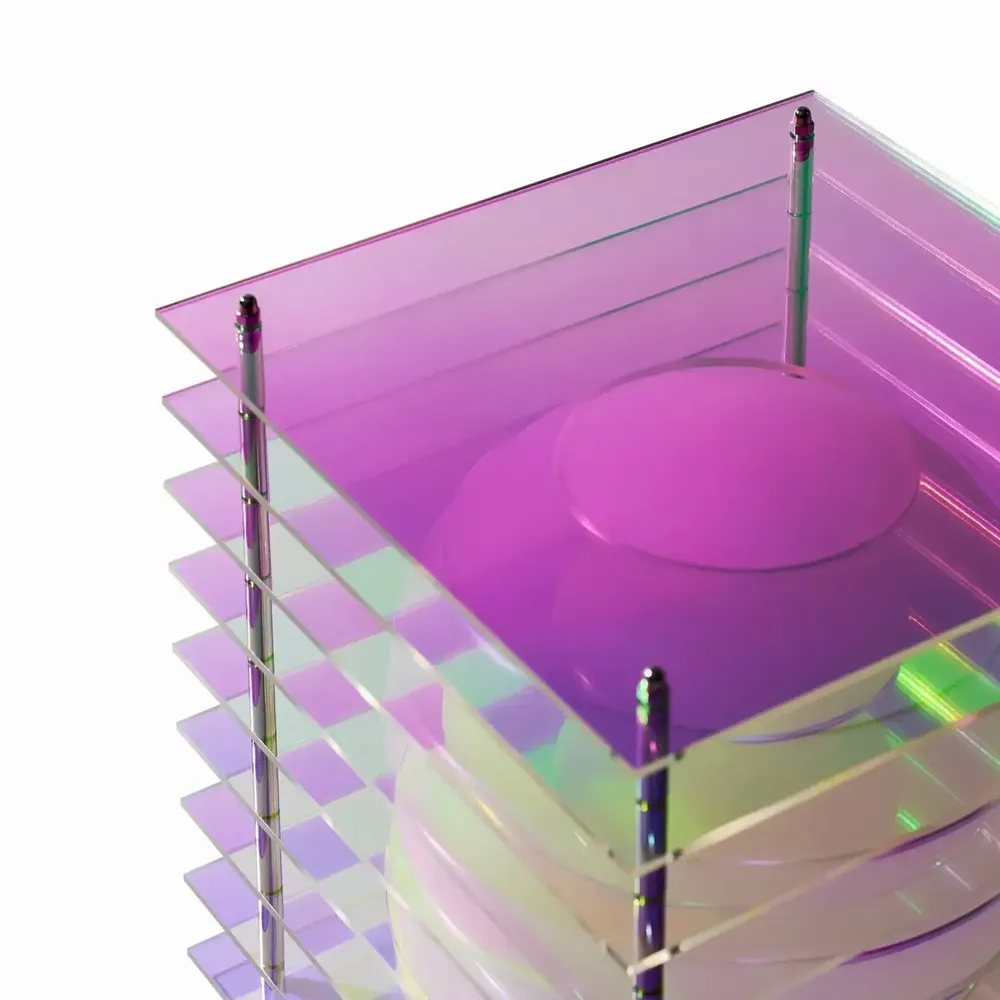 Lampes à poser - Lampe LOP grand carré en acrylique onirique - BANG