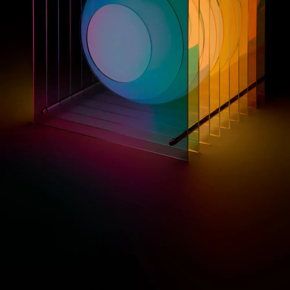 Lampes à poser - Lampe LOP grand carré en acrylique onirique - BANG