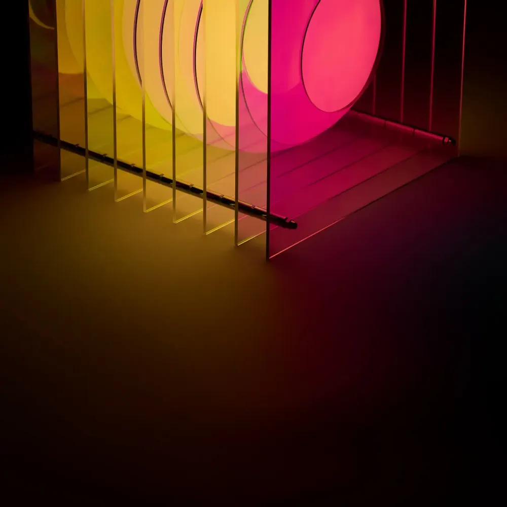 Lampes à poser - Lampe LOP grand carré en acrylique onirique - BANG