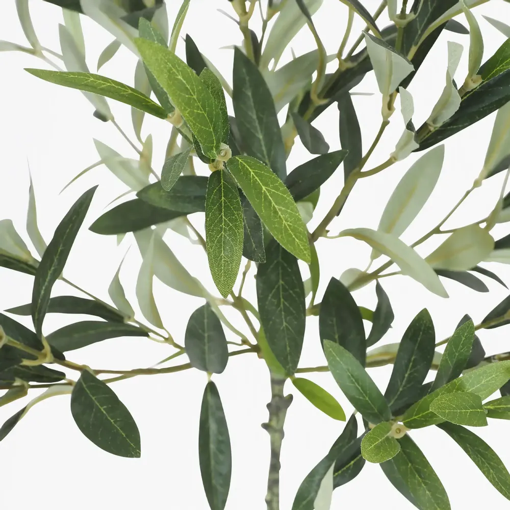 Floral decoration - Artificial Olive Tree in Cement Pot - LIGNE DÉCO