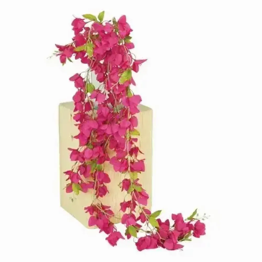 Floral decoration - Artificial bougainvillea trail – Fuchsia - LIGNE DÉCO