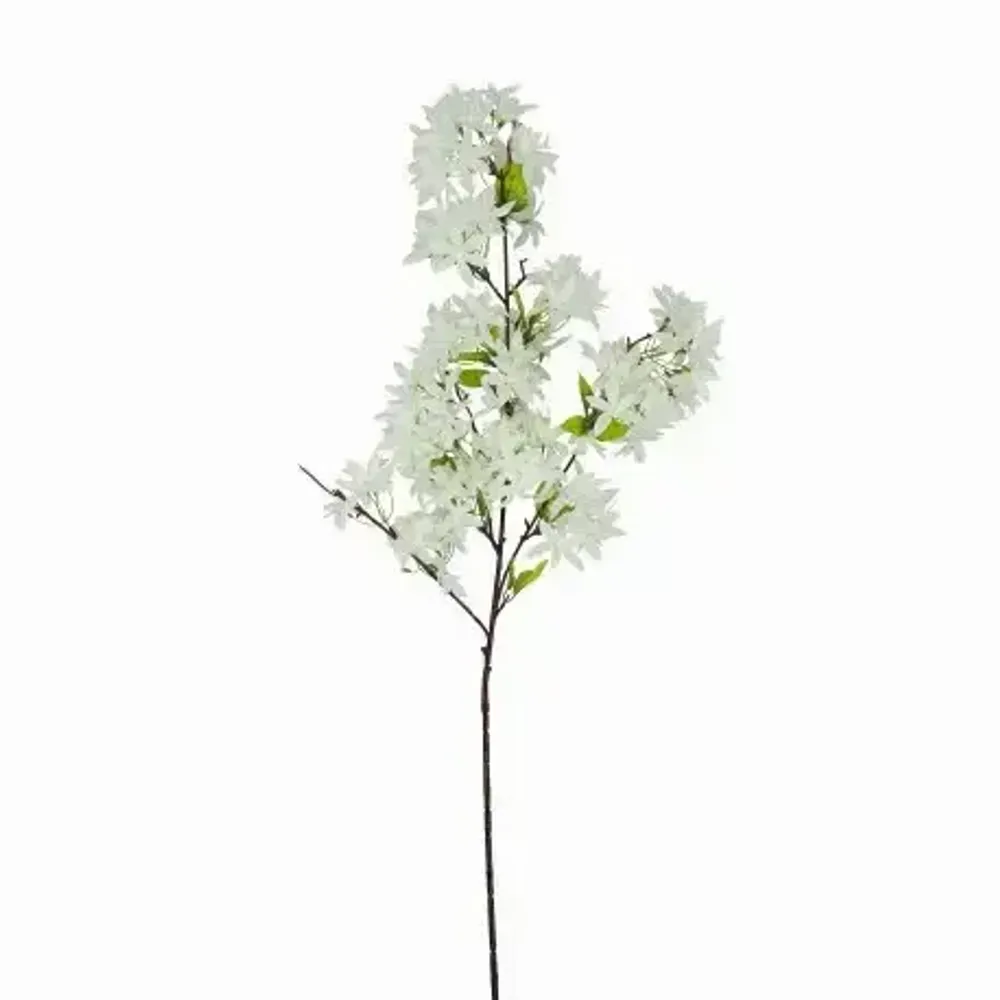 Floral decoration - Artificial jasmine stem – White - LIGNE DÉCO