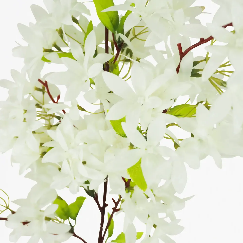 Floral decoration - Artificial jasmine stem – White - LIGNE DÉCO
