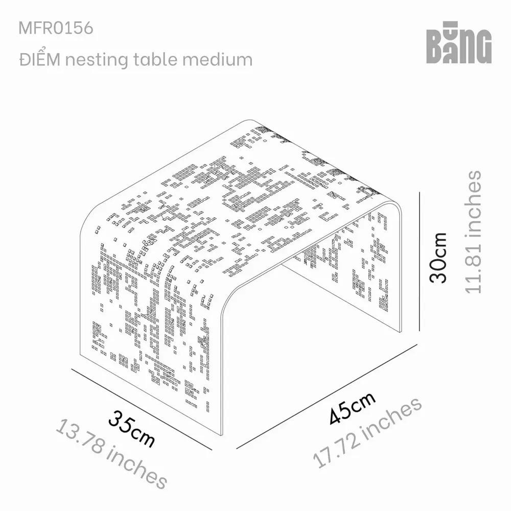 Coffee tables - DIEM nesting table medium - BANG