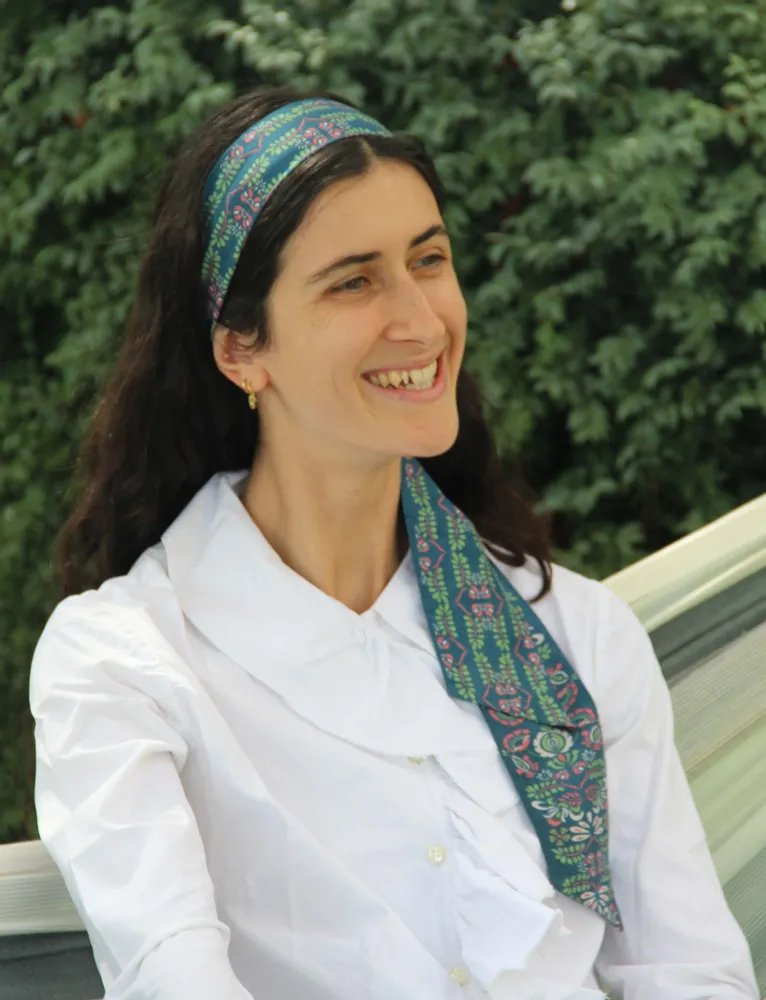 Foulards et écharpes - Foulard en Soie Les Bandeaux Slash Les Belles Vagabondes - LES BELLES VAGABONDES