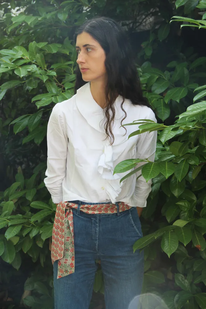 Foulards et écharpes - Foulard en Soie Les Bandeaux Slash Les Belles Vagabondes - LES BELLES VAGABONDES