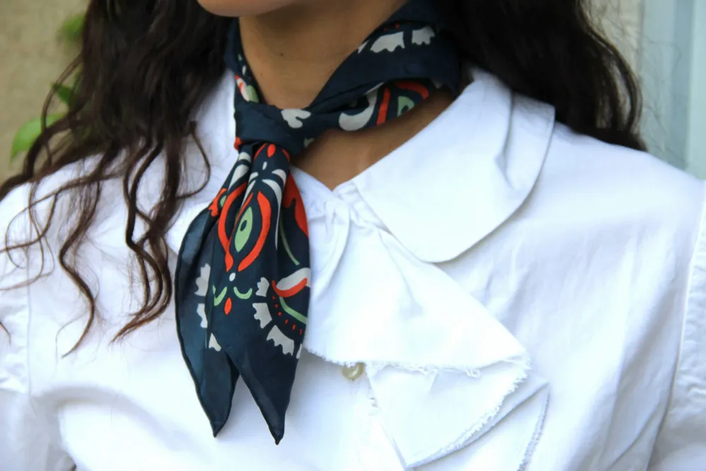 Foulards et écharpes - Foulards en Soie Les Minis Les Belles Vagabondes - LES BELLES VAGABONDES