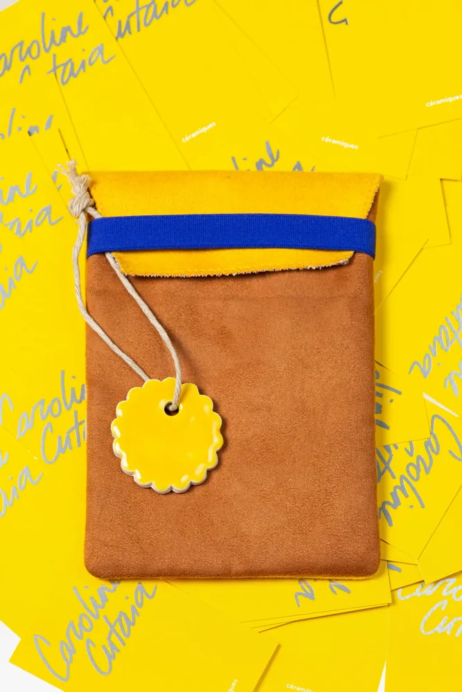 Ceramic - Porcelain postcard - LIVING ON VACATION Collection - CAROLINE CUTAIA