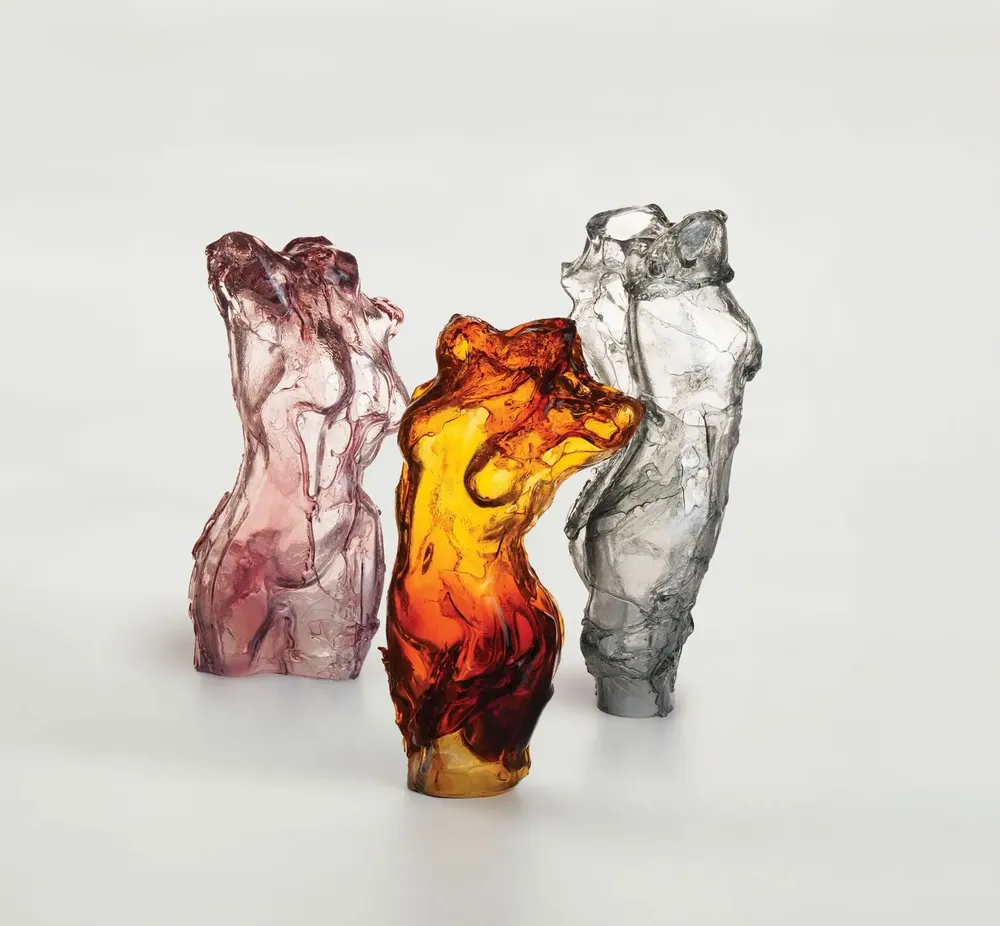 Verre d'art - Buste de Femme en Verre de Murano - WAVE MURANO GLASS