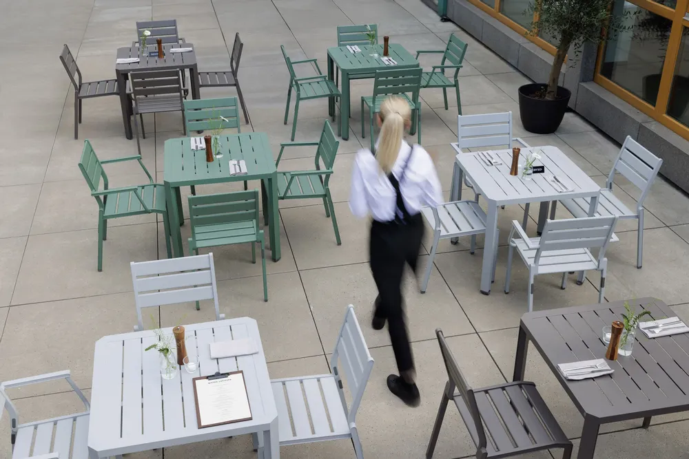 Lawn chairs - LATITUDE Dining Set – Designed by Frédéric Sofia - KETTLER