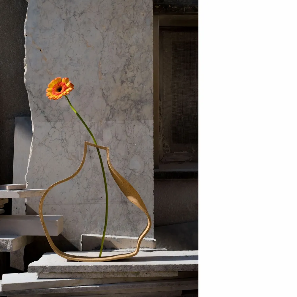 Ceramic - " Vases without water” - sculppural shape - CAROLINE CUTAIA