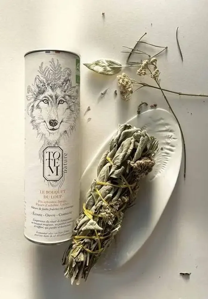 Senteurs - bâton de fumigation bio à la française, le Bouquet du loup - TOTEM NATURE