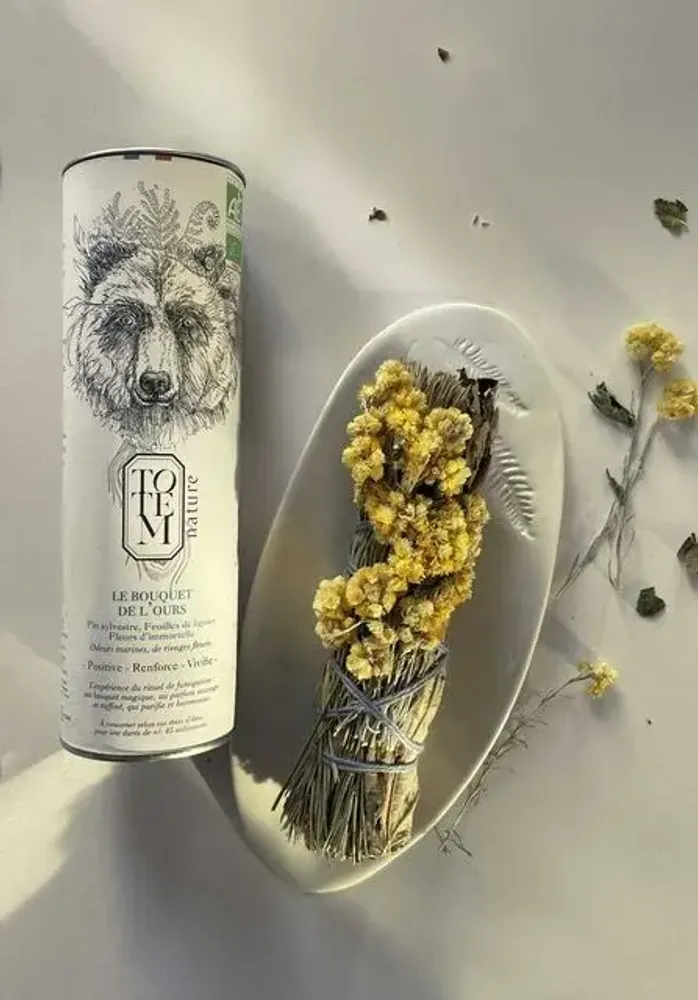 Senteurs - bâton de fumigation bio à la française, le bouquet de l'ours - TOTEM NATURE