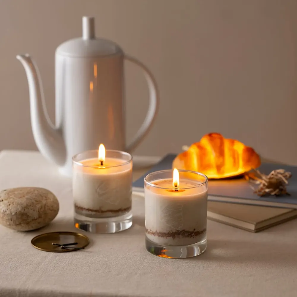 Candles - Croissant Aroma Candle — Reborn from Real Croissants - PAMPSHADE BY YUKIKO MORITA