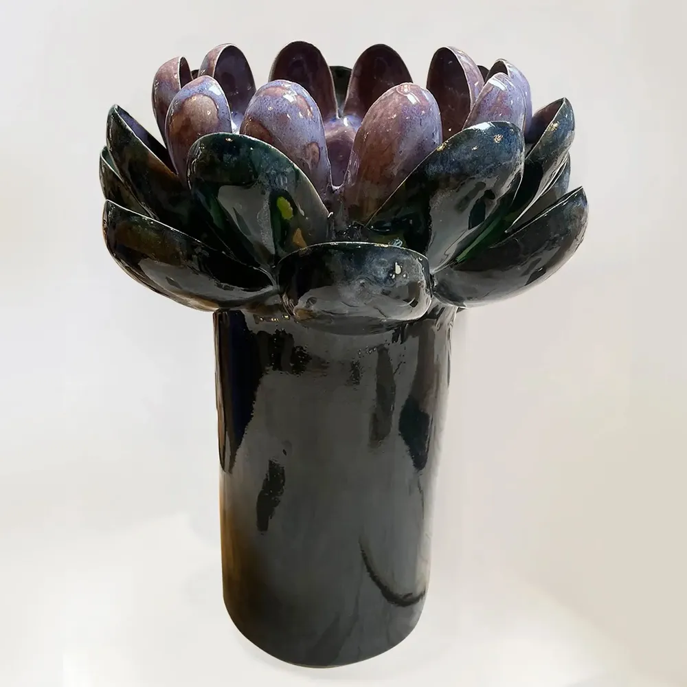 Unique pieces - Glazed stoneware artichoke - CLEMENTINE AGUETTANT
