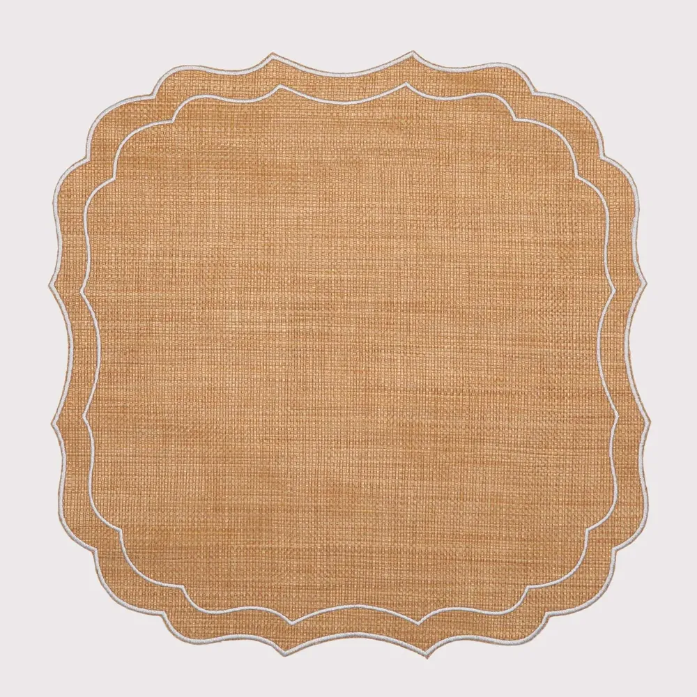 Linge de table textile - Set de Table Krinkle en Raphia - LA GALLINA MATTA