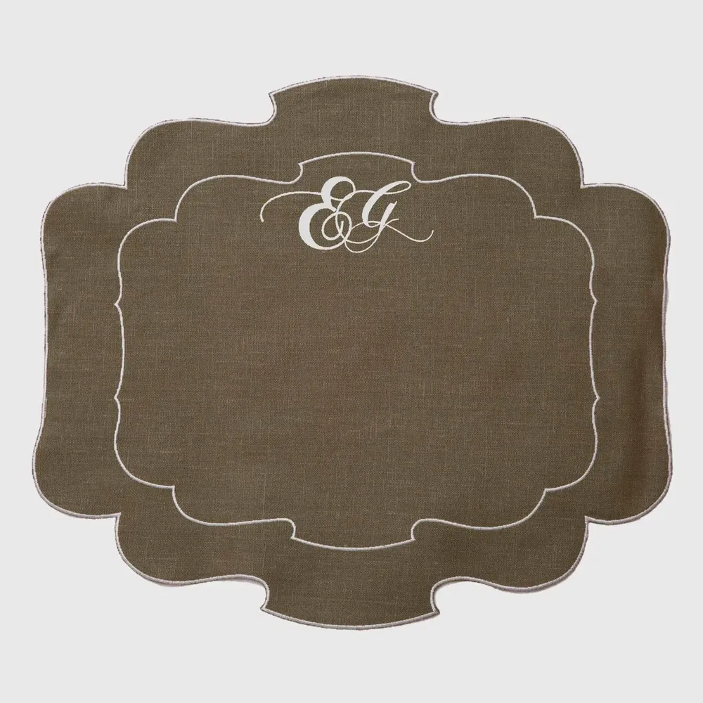 Linge de table textile - Set de Table en lin Parentesi 800 - La Gallina Matta - LA GALLINA MATTA