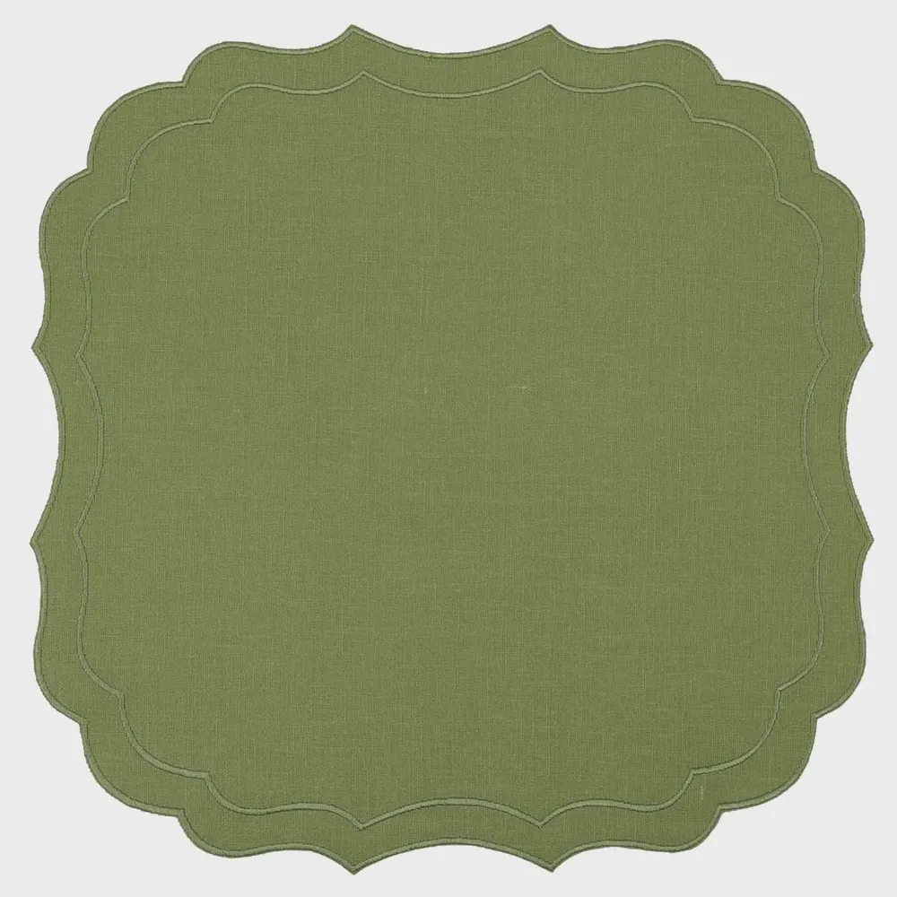 Linge de table textile - Set de table en lin Krinkle - La Gallina Matta - LA GALLINA MATTA