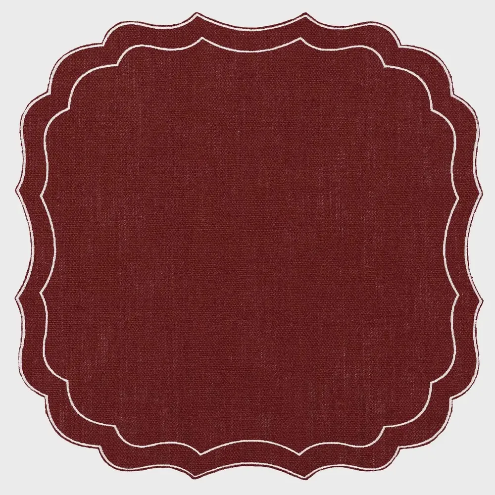 Linge de table textile - Set de table en lin Krinkle - La Gallina Matta - LA GALLINA MATTA