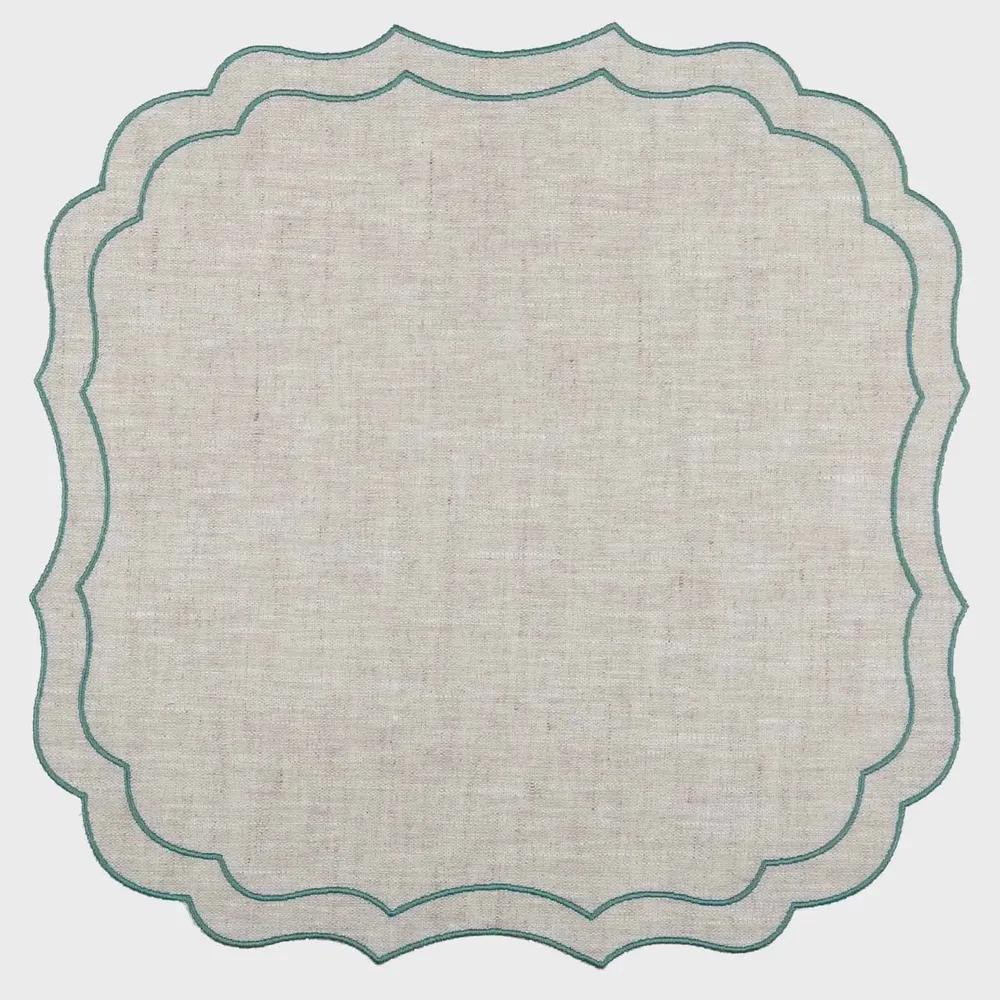 Linge de table textile - Set de table en lin Krinkle - La Gallina Matta - LA GALLINA MATTA